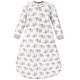 preview thumbnail 2 of 0, Hudson Baby Infant Girl Premium Quilted Long Sleeve Sleeping Bag and Wearable Blanket, Blush Rose 12-18 Months - Gray Elephant