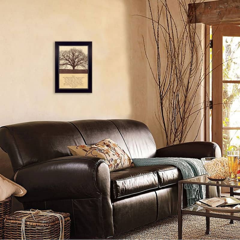 TrendyDecor4U Contemporary "Life Is" Framed Print Wall Art by John Jones