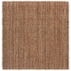 preview thumbnail 4 of 14, Martha Stewart by SAFAVIEH Handmade Severiana Jute Rug 6' Square - Natural