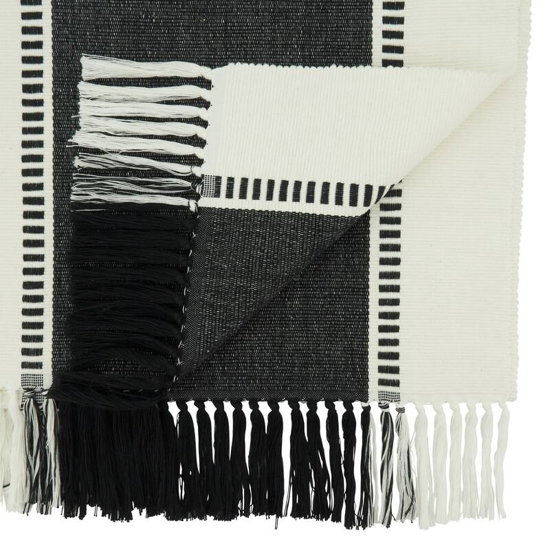 Long Table Runner With Striped Design - 16"x72"