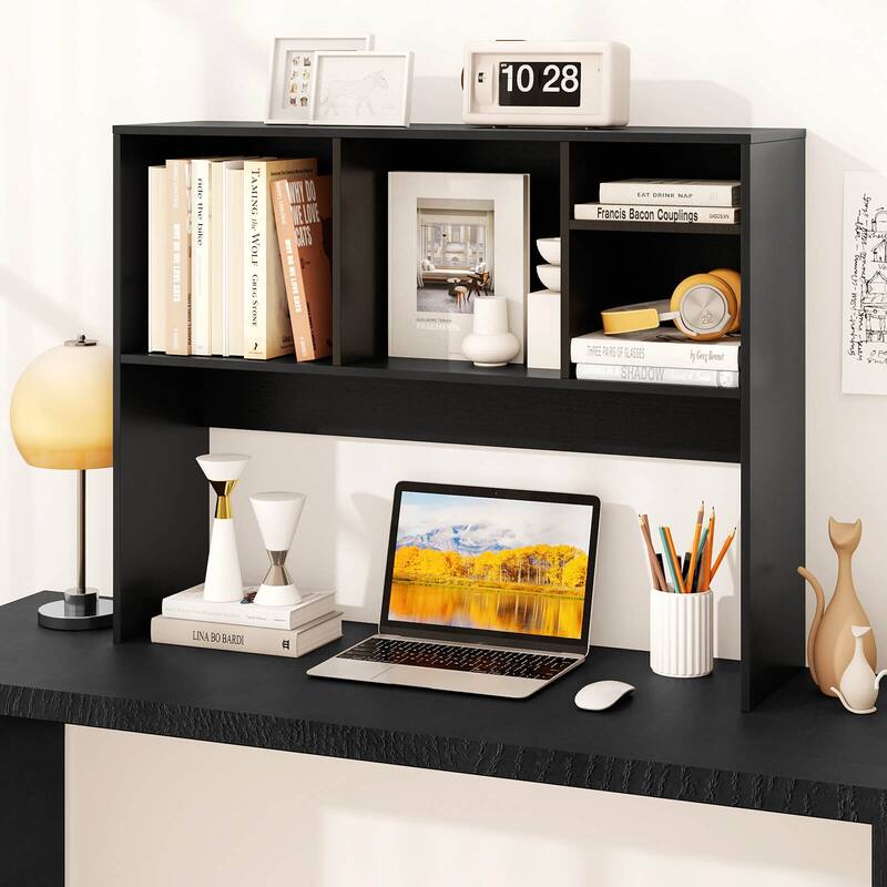 Costway Computer Desktop Bookcase Countertop Storage Bookshelf - See Details