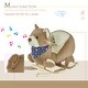 preview thumbnail 6 of 7, Baby Plush Animal Rocker with Pedals in Bear Themed