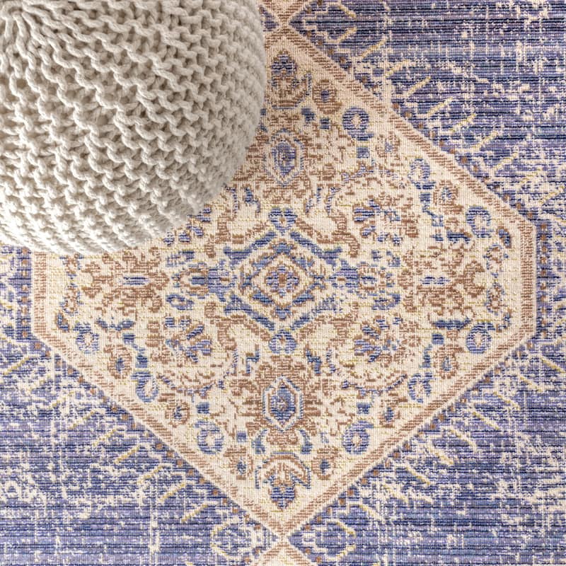 JONATHAN Y Petras Modern Tribal Medallion Area Rug