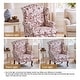 preview thumbnail 16 of 21, 31" W Modern Upholstered Linen Wing Back Accent Chair with Rolled Arm