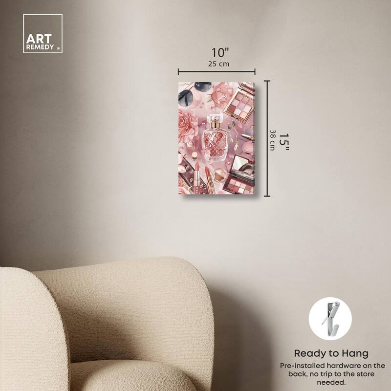 Glam Sparkle Lay Out II Canvas by Art Remedy, Gallery Wrapped