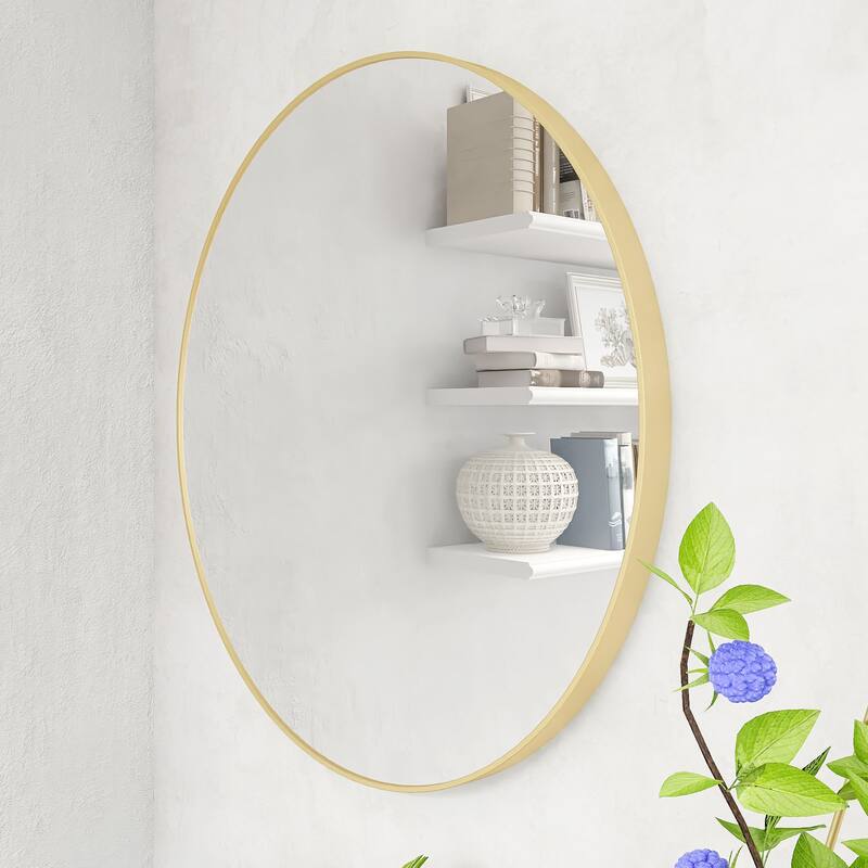 32" Wall Circle Mirror Large Round
