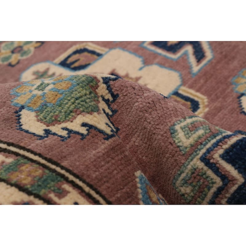 ECARPETGALLERY Hand-knotted Uzbek Ghazni Brown Wool Rug - 2'8 x 3'11