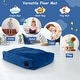preview thumbnail 12 of 12, 57 x 57 Inch Crash Pad Sensory Mat with Foam Blocks and Washable Velvet Cover - 57" x 57" x 13" (L x W x H)