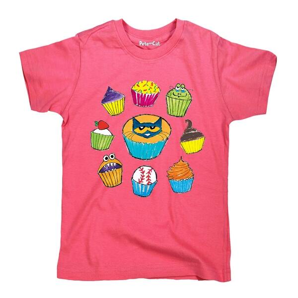 Shop Pete The Cat Cupcake Circle Youth Short Sleeve Tee