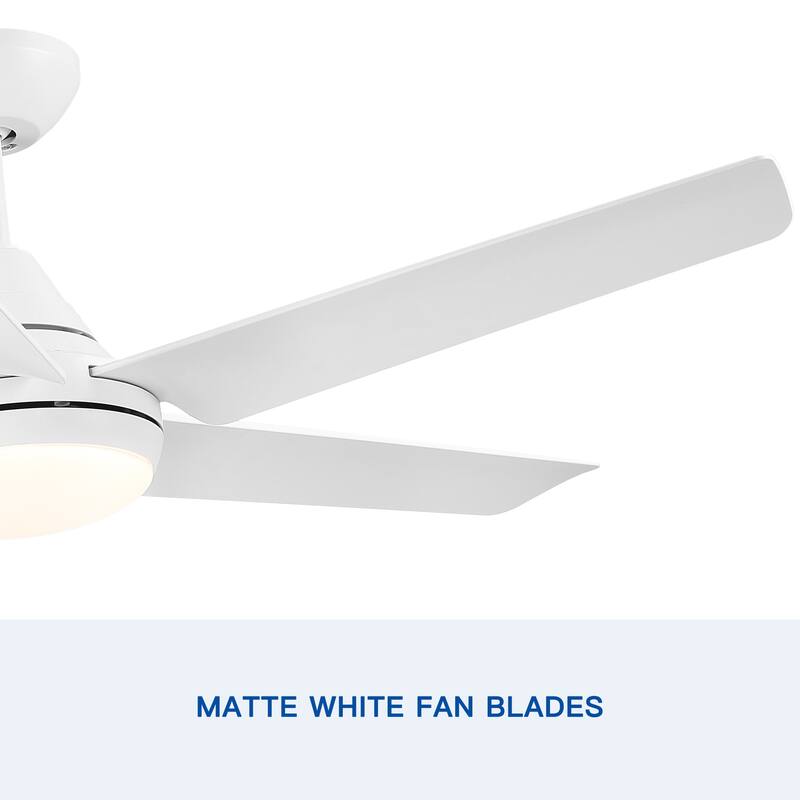 48 in. 5 Blades LED Indoor Smart Ceiling Fan with Remote Control