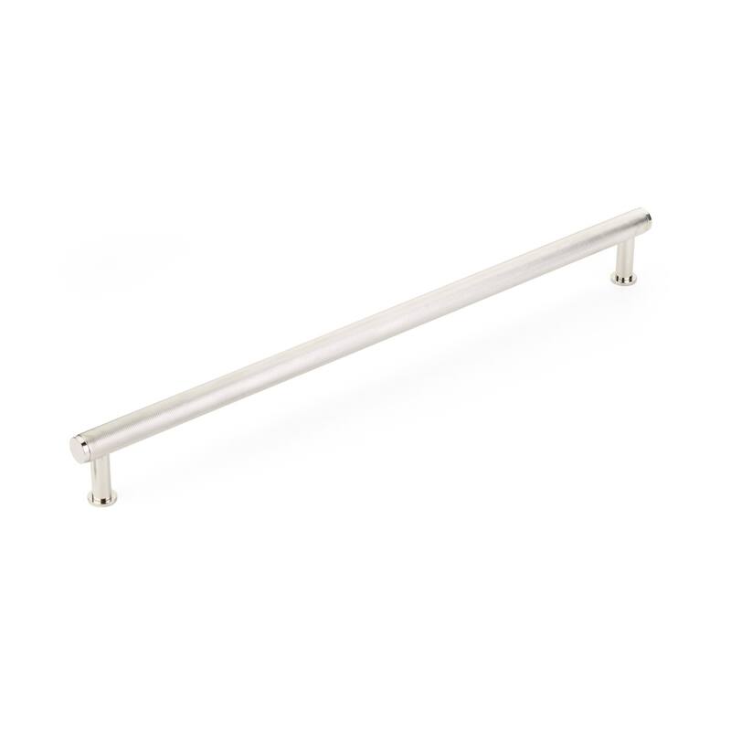 Schaub and Company Pub House 18" Center to Center Smooth Bar Solid - Polished Nickel