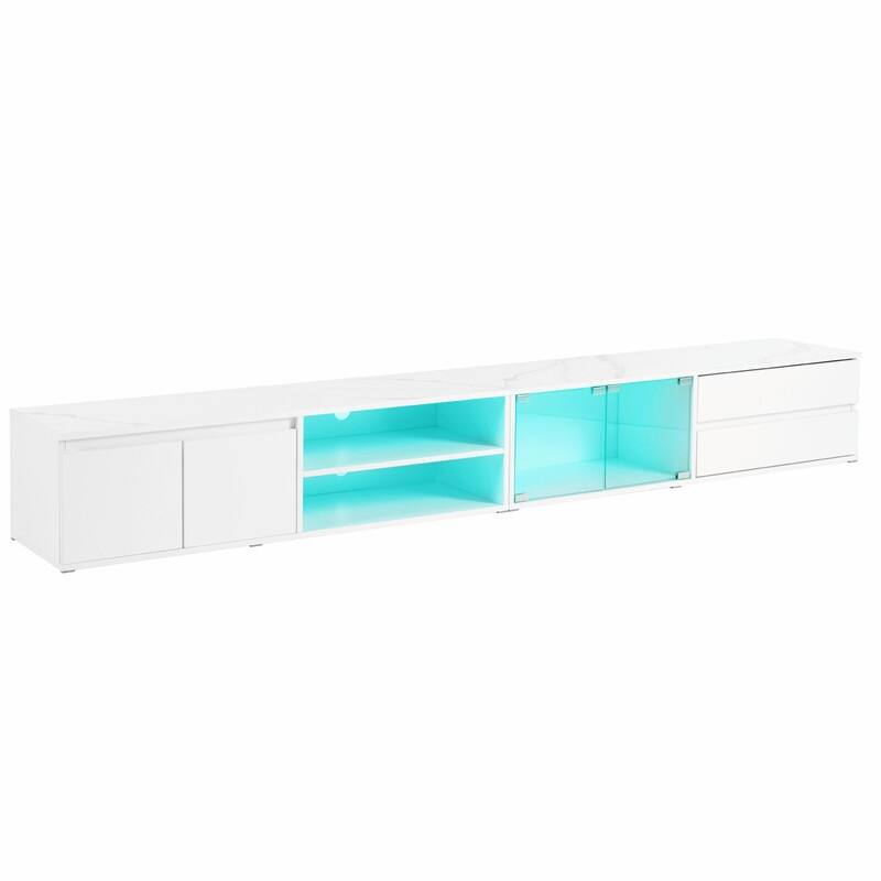Modern APP-Controlled LED TV Stand for TVs up to 105''