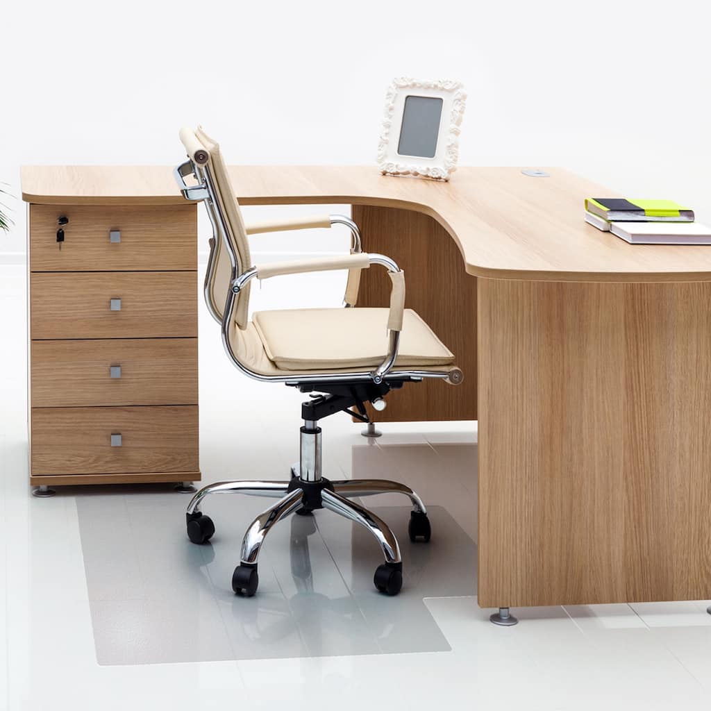 Valuemat® Vinyl Lipped Chair Mat for Hard Floor - 48" x 51"