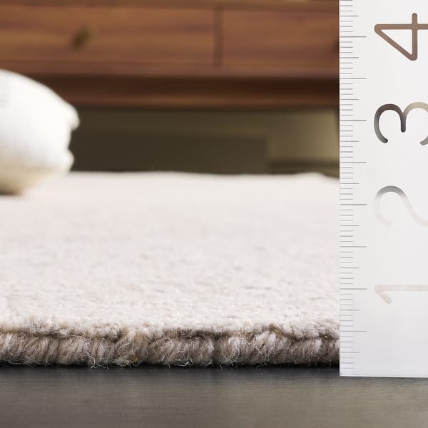 SAFAVIEH Handmade Micro-Loop Courteney Transitional Wool Rug