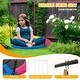 preview thumbnail 15 of 16, EROMMY Heavy-Duty A-Frame Metal Swing Set for Kids - 440lbs Capacity, Includes Saucer Swing & Belt Swing