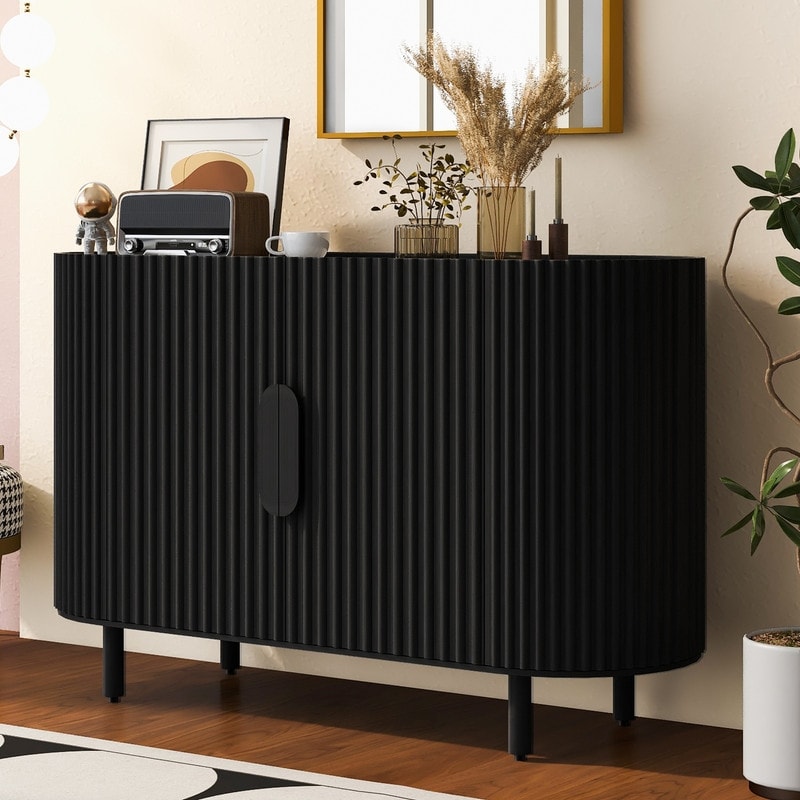 Curved credenza shop