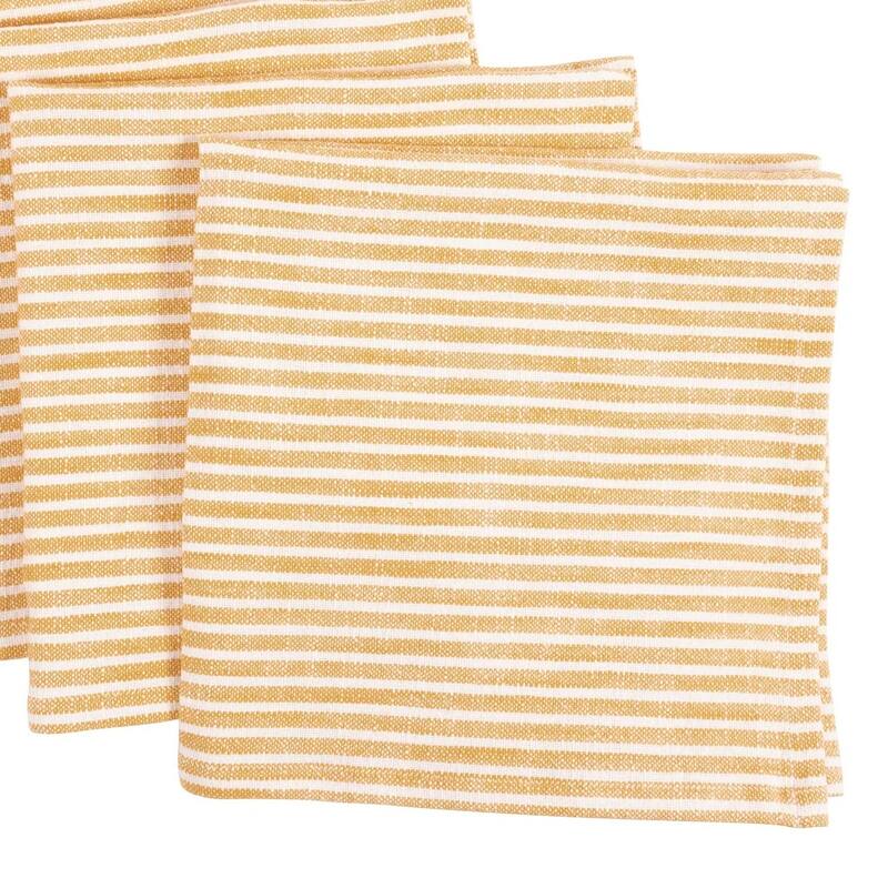 KAF Home Monaco Relaxed Casual Farmhouse Napkin, Set of 4