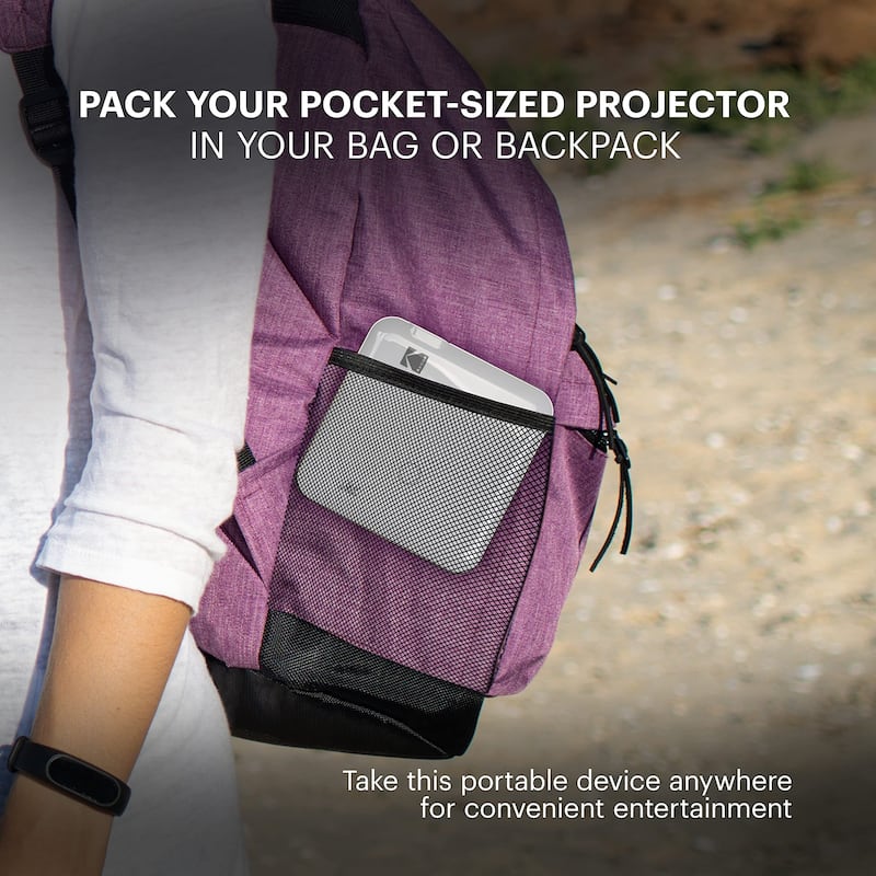 Kodak Luma 400 Smart Projector, HD Portable Pico Projector with Wi-Fi, Bluetooth & Tripod