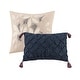 preview thumbnail 14 of 16, Madison Park Maia Navy Blush Floral Print 8-piece Cotton Comforter Set
