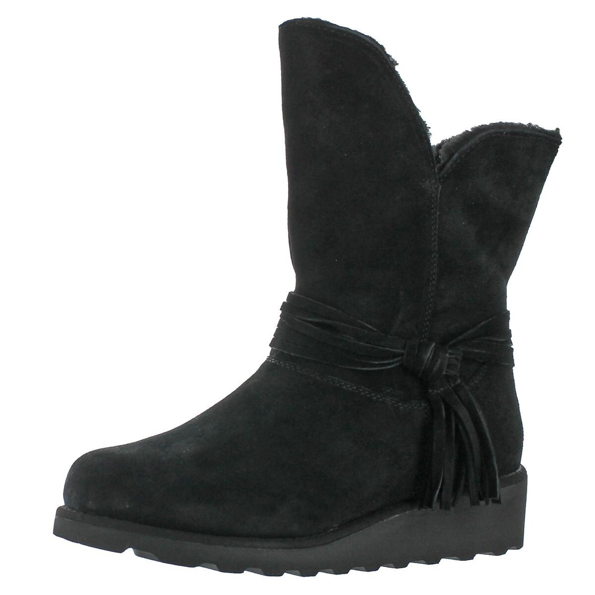 Shop Bearpaw Womens Tonya Wedge Boots Waterproof Winter