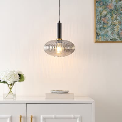 SAFAVIEH Zeon 12-inch Pendant Light - 12 in. W x 12 in. D x 15-74 in. H