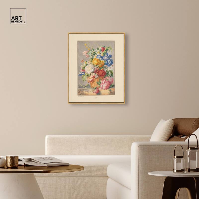 Bloemenstilleven 1777 Canvas by Art Remedy