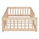 preview thumbnail 49 of 55, Floor Platform Bed with Fence without Door