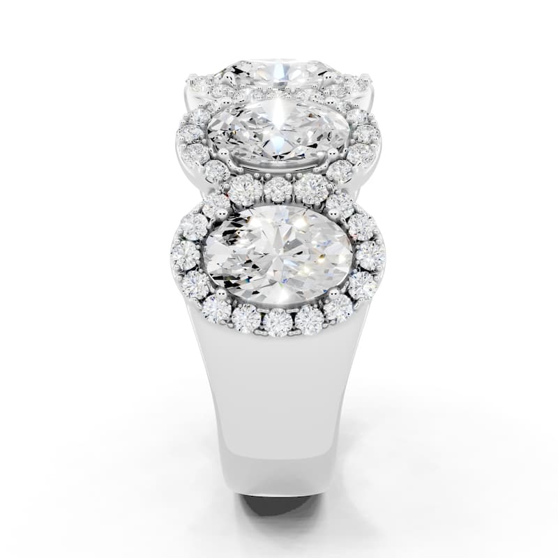 Auriya 14k Gold 2 1/2ctw Lab Grown Diamond Anniversary Ring (E-F VS)