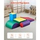 preview thumbnail 5 of 8, 5-Piece Set Multi Color PU Leather 5-Piece Foam Climbing Blocks Set for Kids and Safe - Multi Color - N/A