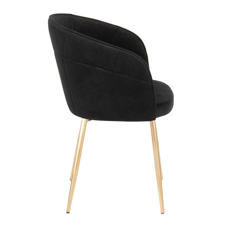 Silver Orchid Ralston Contemporary-Glam Velvet Upholstered Chair - N/A
