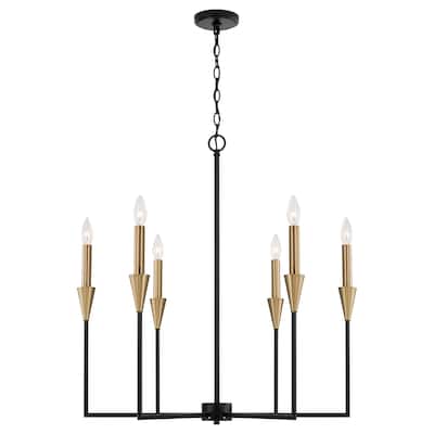 Avant 6-Light Chandelier - 29"W x 30.50"H