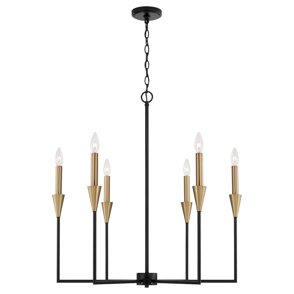 Avant 6-Light Chandelier - 29"W x 30.50"H
