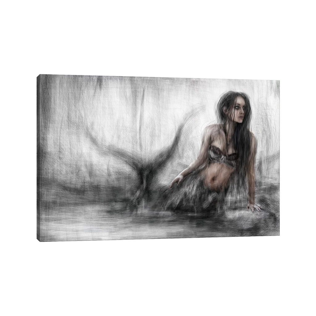 iCanvas "Mermaid" by Justin Gedak Canvas Print