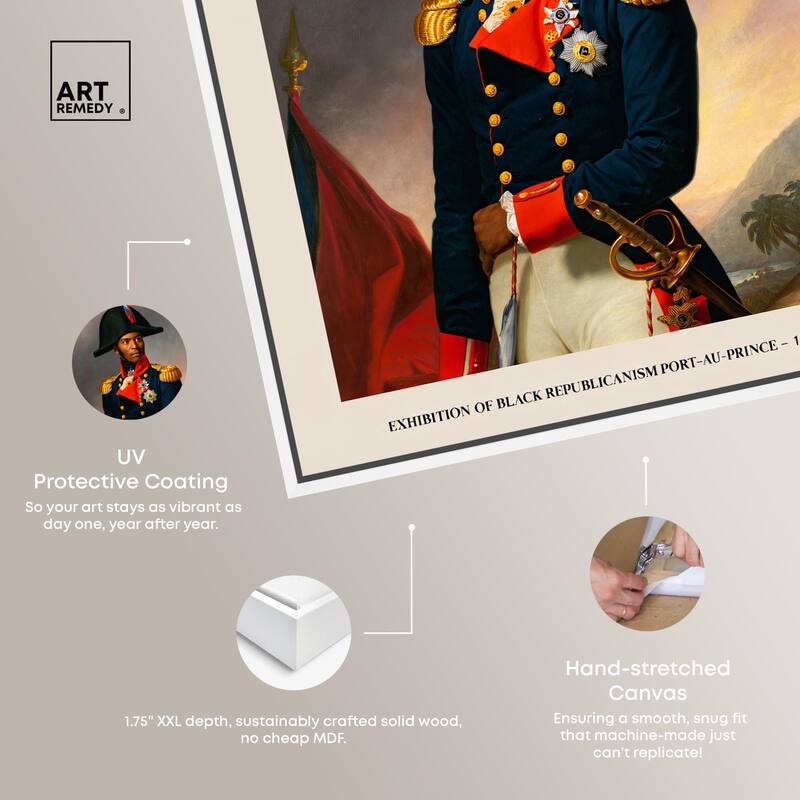 Toussant Louverture Canvas by Art Remedy