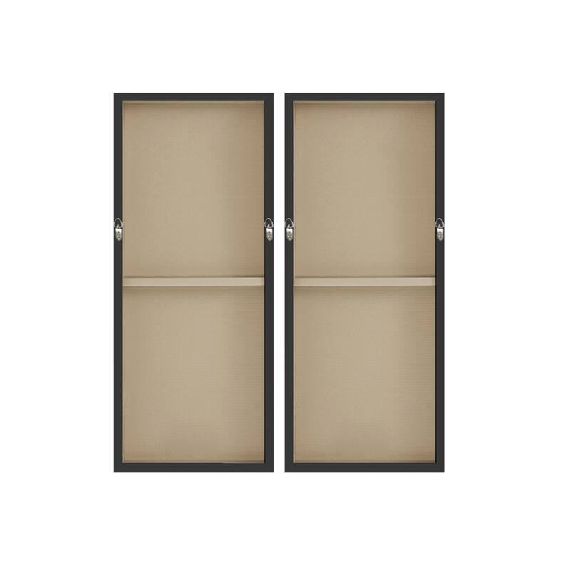 INK+IVY Two Black Dominos 2-piece Canvas Wall Art Set