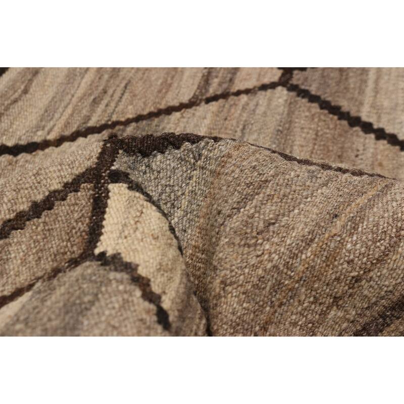 Sivas Taupe Kilim 5'1" x 6'9" - 5'1 x 6'9