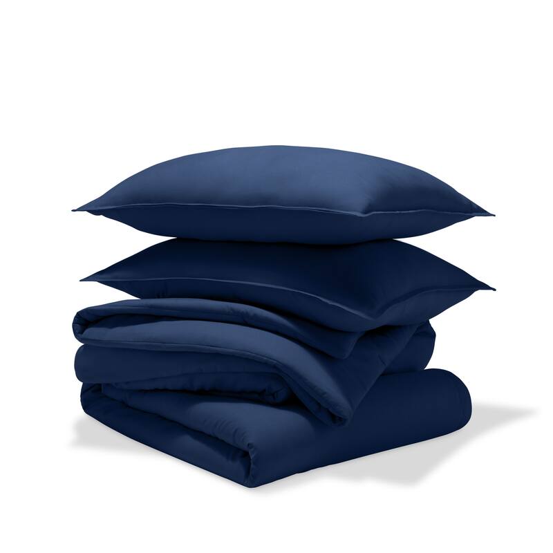 Bare Home Down Alternative Track Stitch Comforter Set