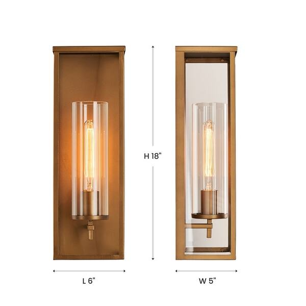 Outdoor/Indoor Wall Sconces Gold Bathroom Vanity Light 1Light Modern