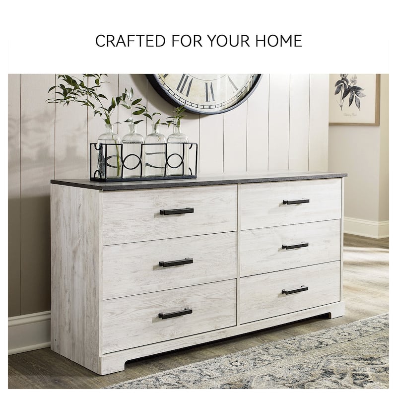 Signature Design by Ashley Shawburn Contrasting Woodgrain Chest of Drawers
