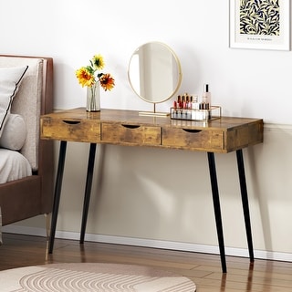 Computer Desk with 3 Drawer - Bed Bath & Beyond - 39295413