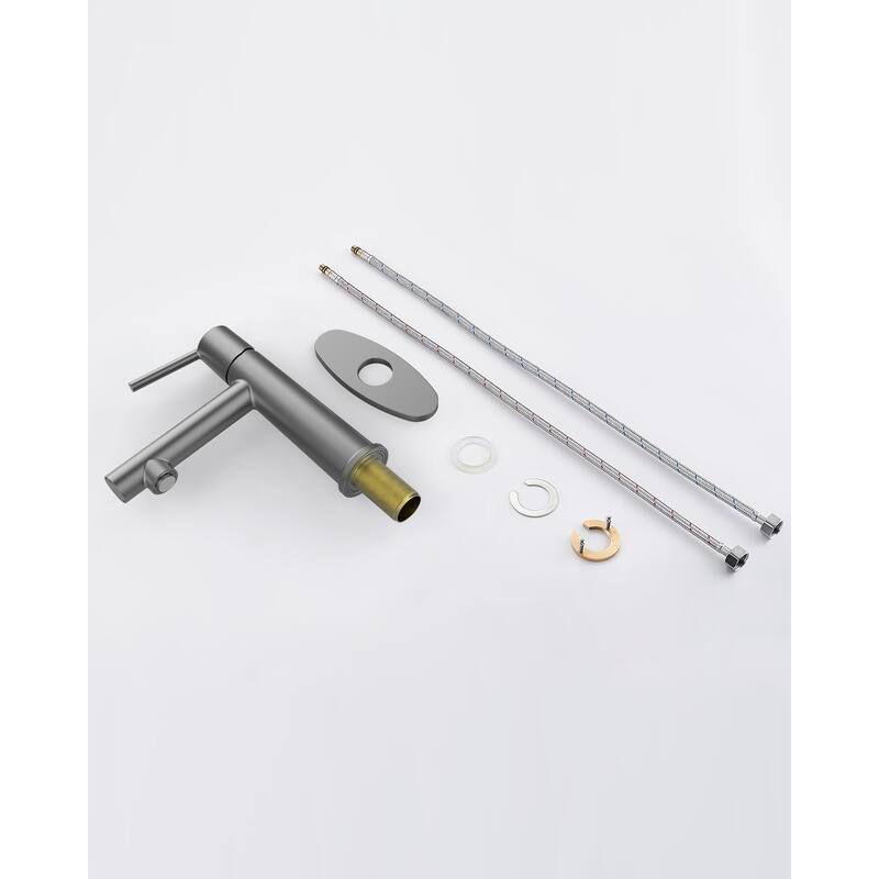 Bathroom Sink Faucet with Single Handle and Dual Water Modes - 7.71" x 4.68" x 9.21"