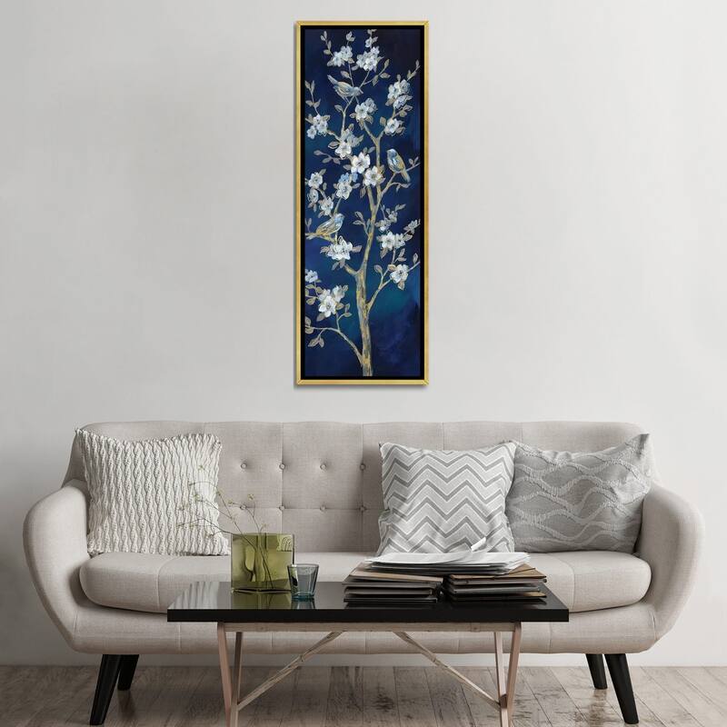 iCanvas "Indigo Spring II" by Nan Framed Canvas Print