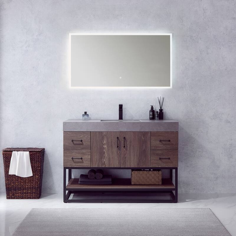 Miseno MV789048B Alistair 48" Free Standing Single Basin Vanity Set