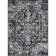 preview thumbnail 4 of 41, Esther Vintage Traditional Area Rug 3'11" x 5'7" - Charcoal