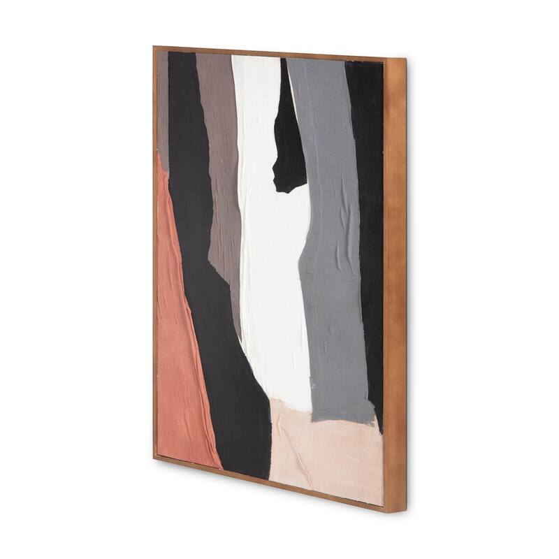 NADAAL STUDIOS Joelle, Painting on Canvas with Frame, Multicolor