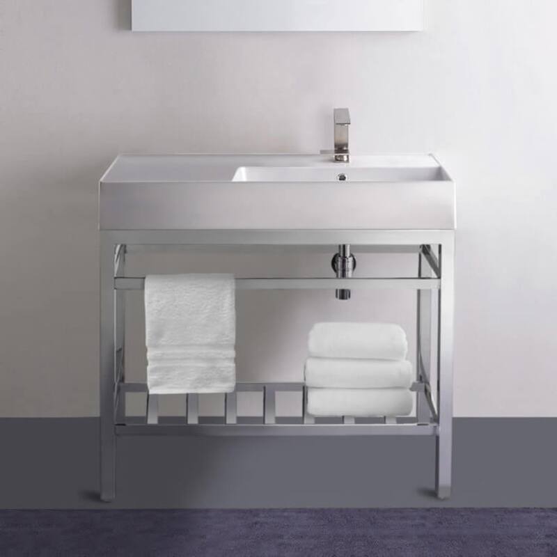 Nameeks Scarabeo 5118-CON2-Three Hole Teorema 2 31-7/8" Rectangular