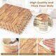 preview thumbnail 9 of 8, Gymax 12 Pieces EVA Foam Floor Interlocking Tile Mat w/ Natural Wood
