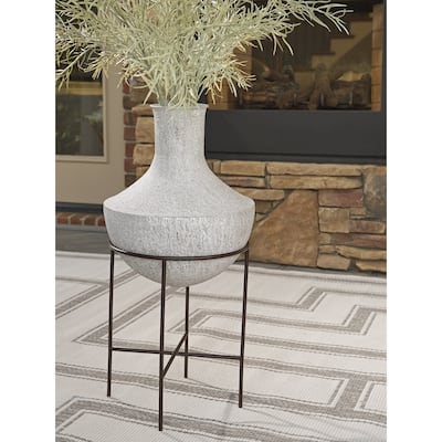 Signature Design by Ashley Estonbank Distressed Gray Vase