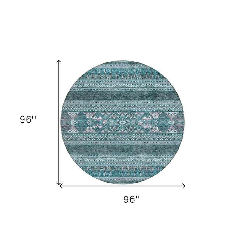 HomeRoots Southwestern Transitional Rectangle Outdoor Rug