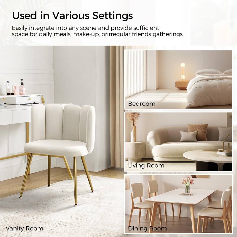 Anjela Side Chair with Tufted Back